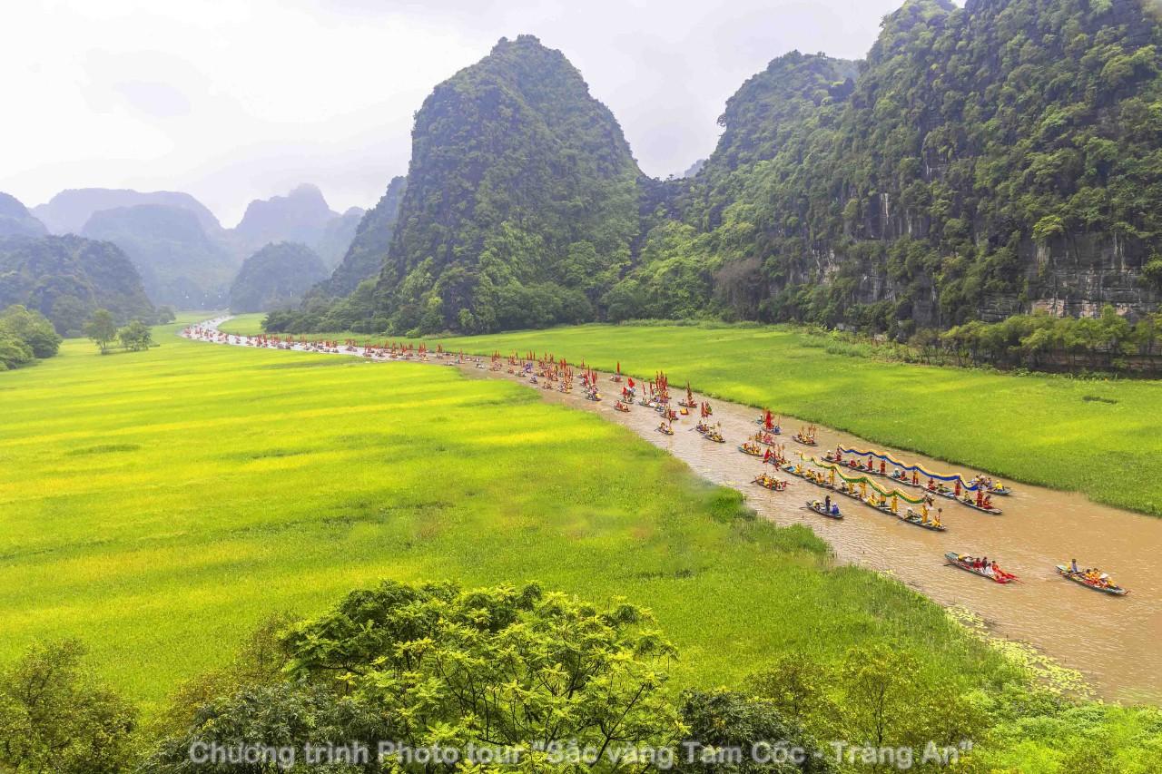 Chiêm ngưỡng sắc vàng Tam Cốc qua ống kính của các Nghệ sỹ nhiếp ảnh trong chương trình Tour du lịch chụp ảnh Mùa vàng Tam Cốc