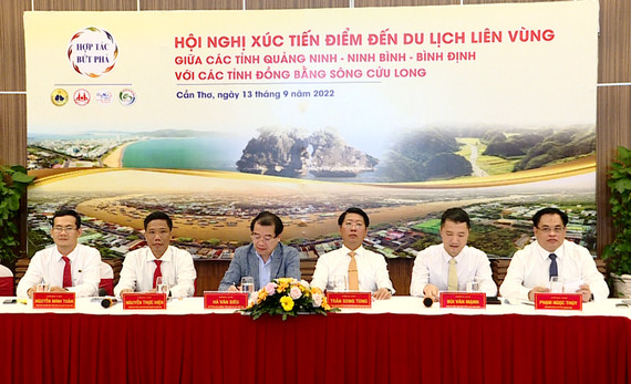 Hội nghị xúc tiến điểm đến du lịch liên vùng giữa Quảng Ninh - Ninh Bình - Bình Định với các tỉnh Đồng bằng sông Cửu Long