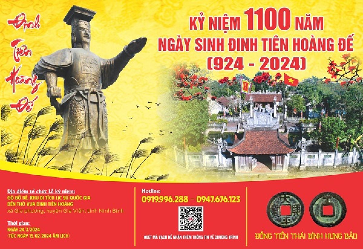 Kỷ niệm 1100 năm ngày sinh Đinh tiên Hoàng đế
