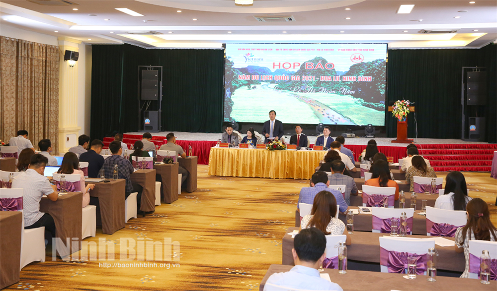 Họp báo giới thiệu Năm Du lịch Quốc gia 2021- Hoa Lư, Ninh Bình