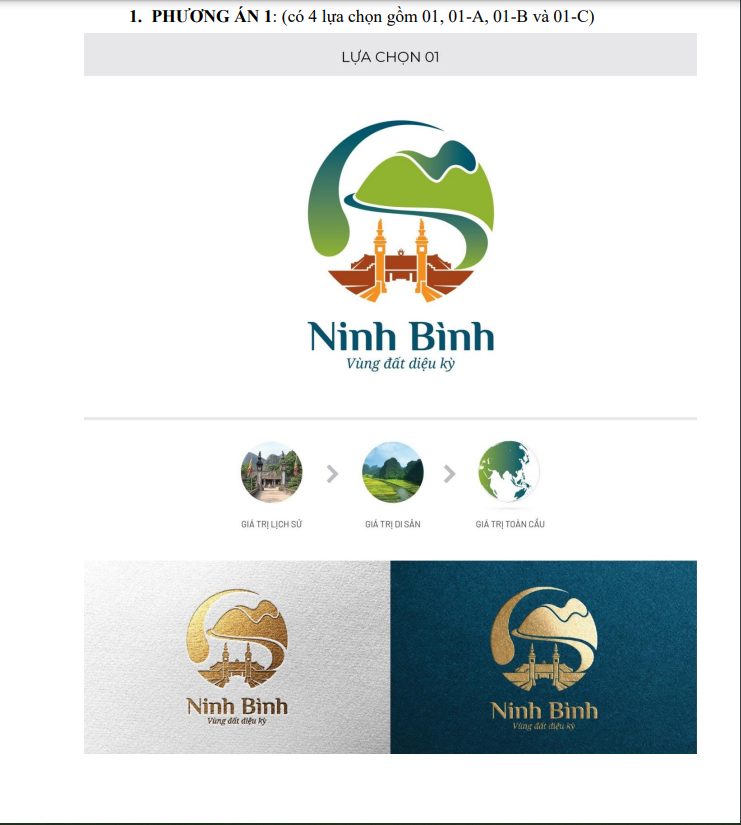 Xin ý kiến các cơ quan, đơn vị, chuyên gia, nhân dân và khách du lịch về logo, slogan du lịch Ninh Bình